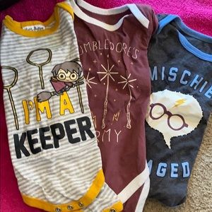 Harry potter long sleeve onesies